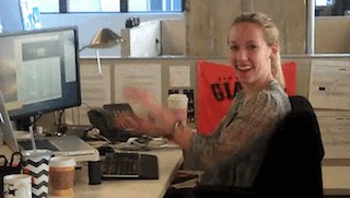 Resultado de imagen para trabajo feliz gif